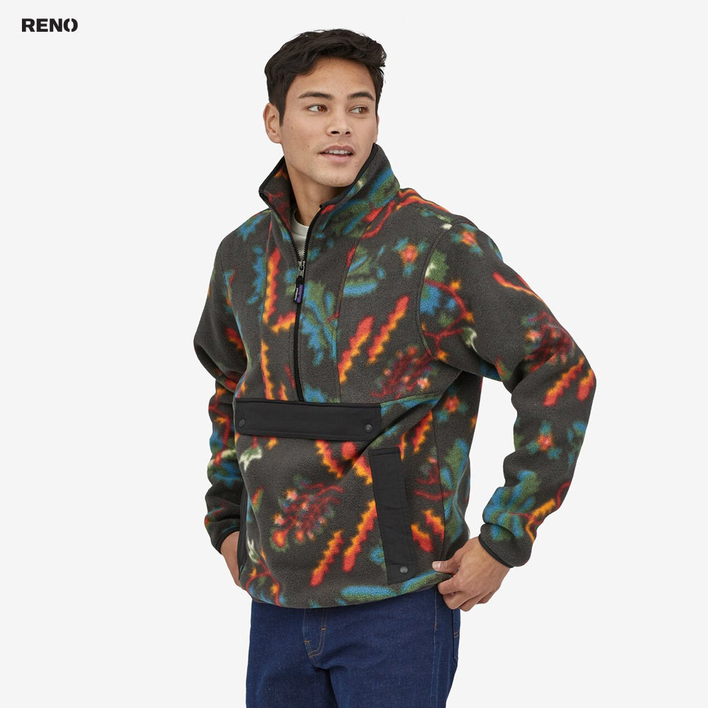 Fleece anorak best sale
