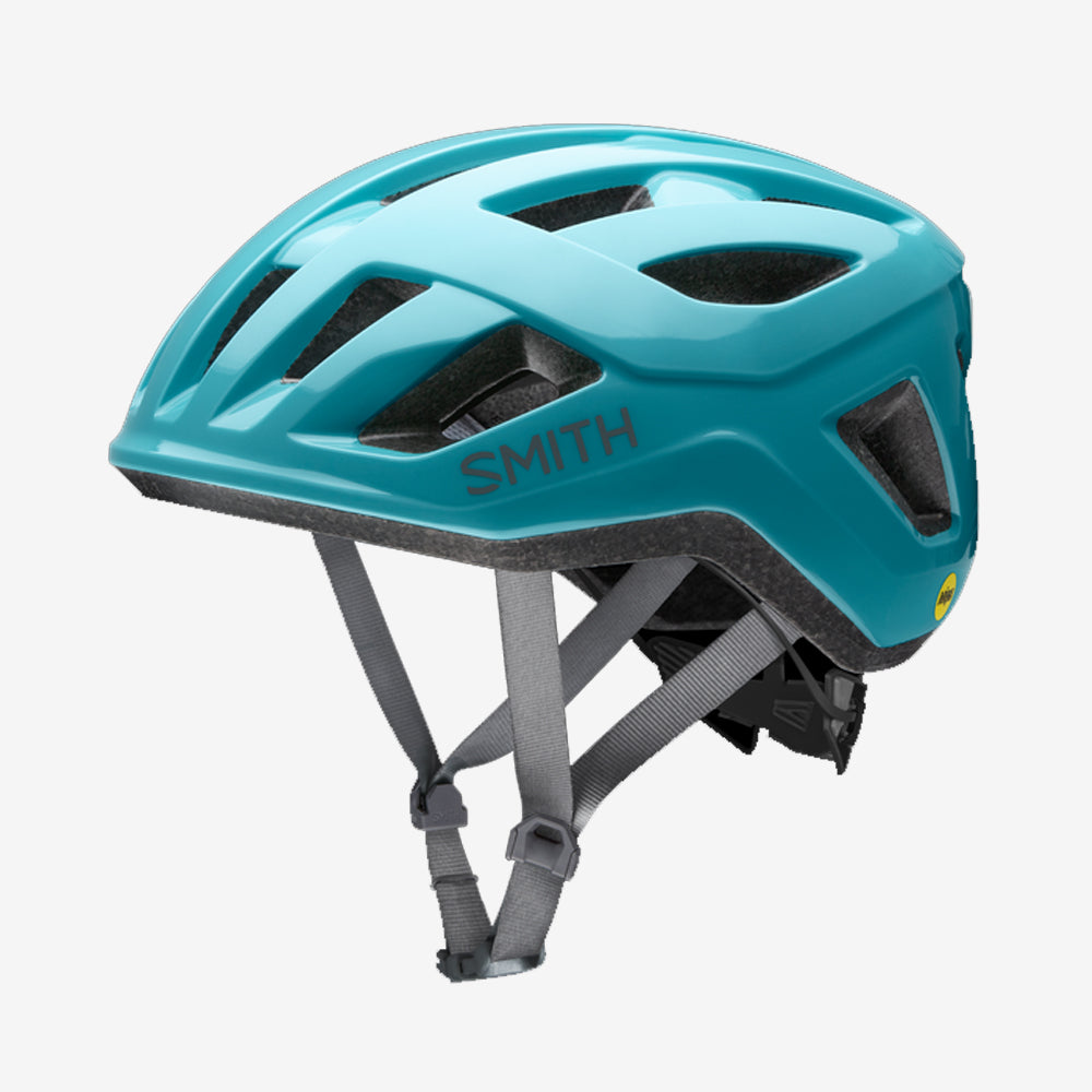 casque de vélo smith signal avec technologie mips de couleur bleu