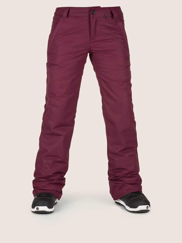 VOLCOM PANTALON FROCHICKIE INSULATED FEM. MERLOT