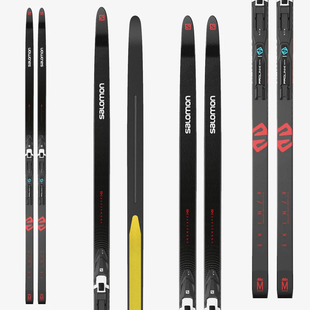 Salomon Ski de fond Classique Snowscape 9 Skin avec Fixations